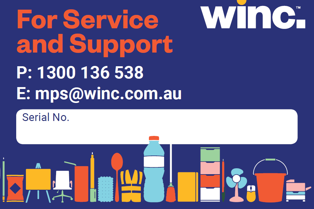 Winc Managed Print Services - Tag Number